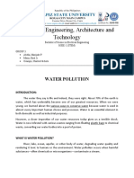 College of Engineering, Architecture and Technology: Water Pollution