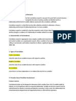 Correlation: 1. Definition of Correlational Research