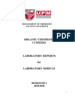 CHM3201 Lab Report S2 2019-2020