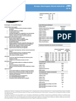 Groupe Électrogène Diesel Industriel - 50 HZ: Caractéristiques Générales KOHLER SDMO, Haute Qualité