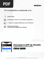 La Linguistica Comparada e Historica Del Siglo XIX