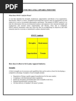 Swot Analysis For Sri Lanka Apparel Industry