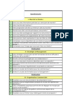 Questionnaire Audit Commercial