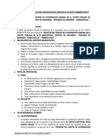 006 - TDR Apoyo Administrativo de Obra