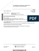 University of Cambridge International Examinations International General Certificate of Secondary Education