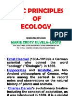 Basic Principles of Ecology