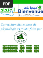 Correction UNEM Physio P1