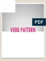 Verb Patterns