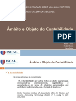 1 - Âmbito e Objecto Da Contabilidade