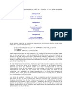 Los Dones Espirituales Enumerados Por Pablo en 1 Corintios 12