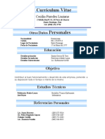 Curriculum - Cecilia Paredes