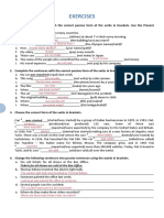 Exercises: Is Delivered Are The Olympic Games Held ? Is Your Name Spelled? Is The Building Used