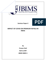 Impact of Covid On Premium Hotels India