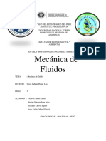 Ejercicios de Mecanica de Fluidos Sexta Semana