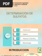 Determinacion de Sulfatos