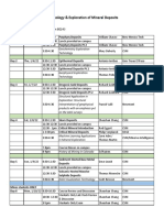 Course Schedule and Registration Fees