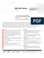 Fortigate Fortiwifi 60F Series: Data Sheet