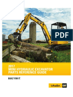 2017 Mini Hydraulic Excavator Parts Reference Guide