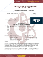 Chem181: Chemistry For Engineers - Laboratory: Group Number Section