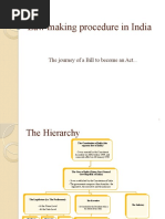 Law Making Procedure in India: The Journey of A Bill To Become An Act..