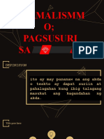 Formalismm O Pagsusuri Sa Pelikula: Group 2