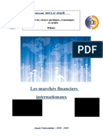 Les Marchés Financiers: Internationaux