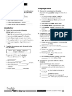 Unit 5 Test: Listening Language Focus