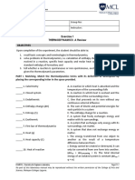 Exercise 1 Thermodynamics