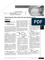 Importancia Del Control de Inventarios en La Empresa