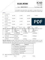 NTSE MAT-Mock Test-5 - 25-11-21 - Final