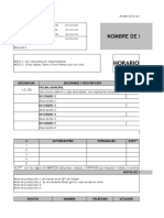 Orden de Rodaje Plantilla Aprendercine