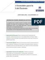 8 Acciones Esenciales para La Seguridad Del Paciente