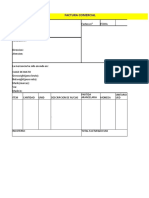 Formatos de Documentos para Importación