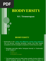 Biodiversity: KG. Tirumurugaan