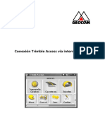 Trimble Access - Configuración Conexión Internet