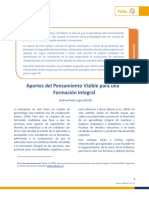 Aportes Del Pensamiento Visible para Una Formacion Integral 2018