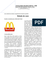 Estudo de Caso MC Donalds