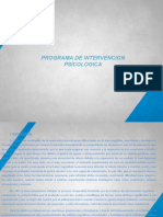 Modelo de Programa de Intervencion Psicologica