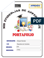 Portafolio de Evidencias Matematica 2do BE2 1003 Ccesa007