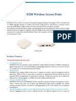 Sundray S220 Wireless Access Point: Product Overview