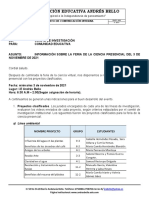 Circular Feria de La Ciencia Presencial-2021