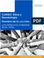 S9 - Lectura Complementaria - Los Derechos Humanos en e Perú