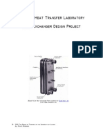 ME 320: Heat Transfer Laboratory Heat Exchanger Design Project