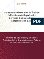 Condiciones Generales de Trabajo ISSSTE