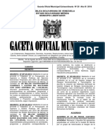 Gabinete Girsyt Gaceta Ext #20 III Dec Acu Res