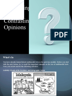 ENG8Q2Lesson Comparing and Contrasting Opinions and Persuasive Technique