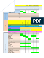 Plan Grafico, Macrociclo Fulbol - Mesociclos - Plan de Carga - Cat. Infantil.