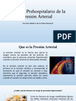 Manejo Prehospitalario de La Presión Arterial