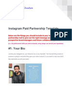 Paid Partnership Template