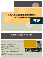 CHAPTER2 The Changing Environment of Organizations